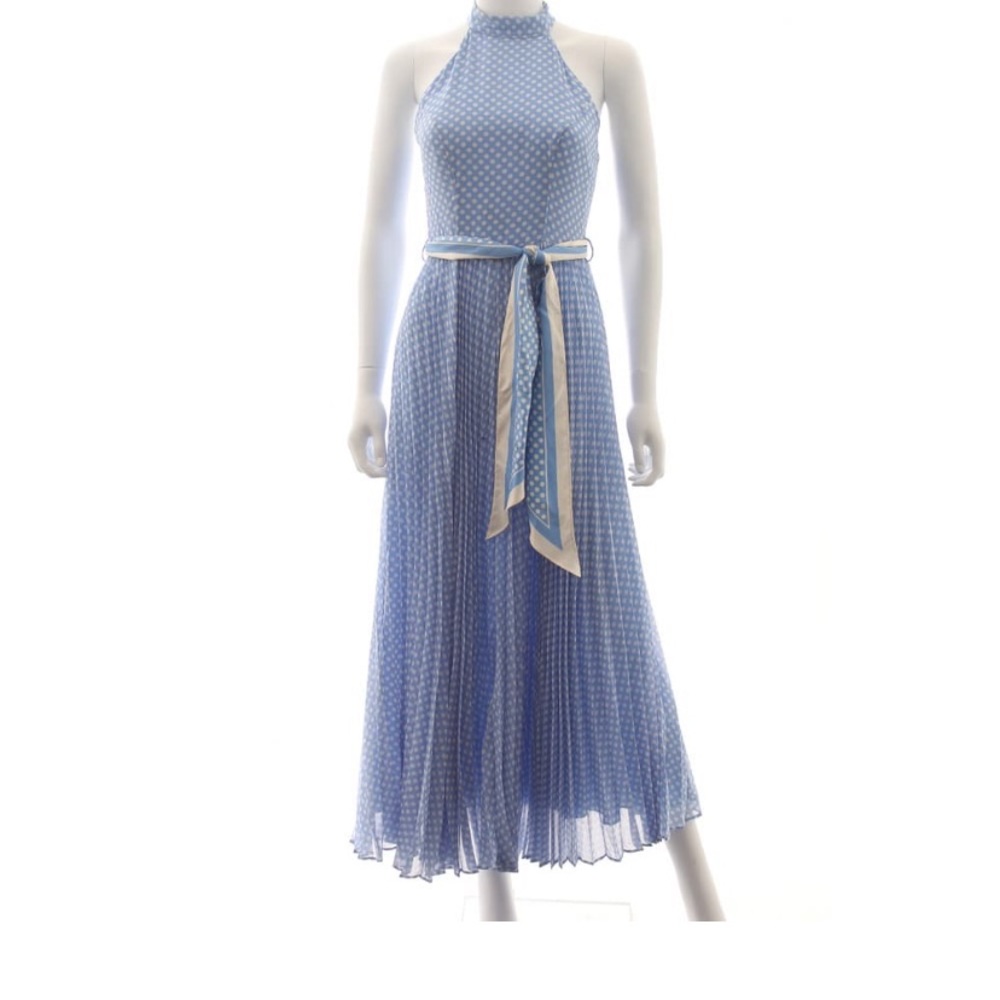 Zimmerman size 3 blue and white polka dot midi; worn once: EUC